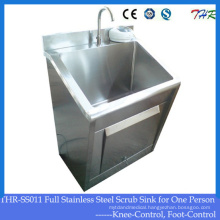 Stainless Steel One-Person Scrub Sink (THR-SS011)